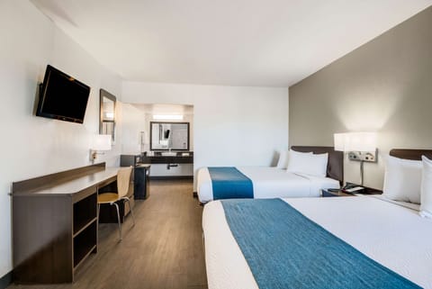 Desk, laptop workspace, WiFi (free), bed sheets