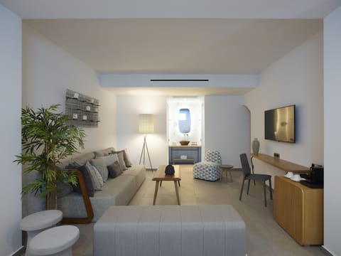 Duplex Two-Bedroom Suite with Private Pool - Sea View | Bathroom | Free toiletries, hair dryer, bathrobes, slippers