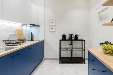 Apartment, 2 Bedrooms (Acropolis Heart in Plaka) | Private kitchen | Fridge, microwave, oven, stovetop