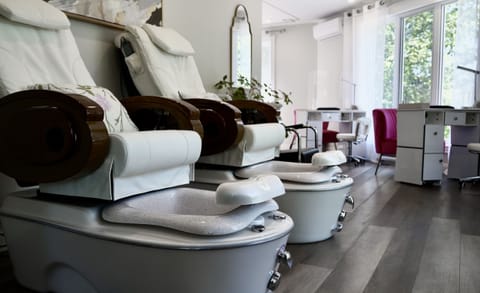 Facials, manicures and pedicures, massages