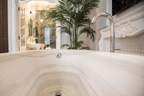 Presidential Suite | Bathroom | Shower, free toiletries, hair dryer, bathrobes