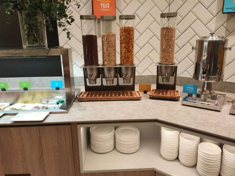 Free daily self-serve breakfast