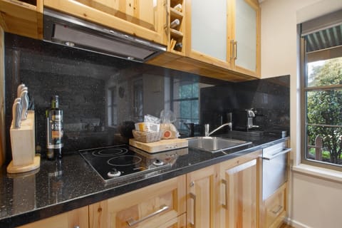 Superior Suite, 1 Bedroom, Lake View | Private kitchen | Full-size fridge, microwave, stovetop, dishwasher