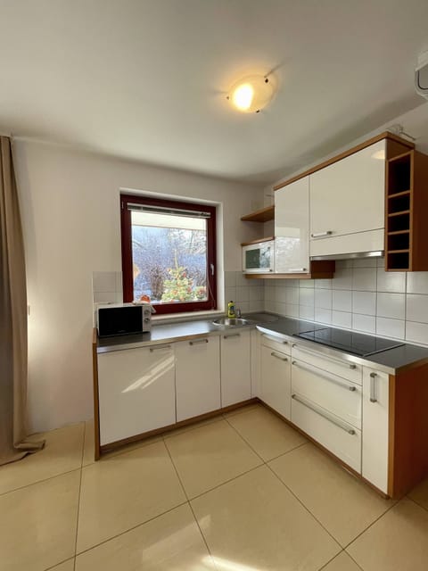 Deluxe Studio, 1 Bedroom (Apartma z 1 spalnico s teraso Tariffa) | Private kitchen | Coffee/tea maker, electric kettle