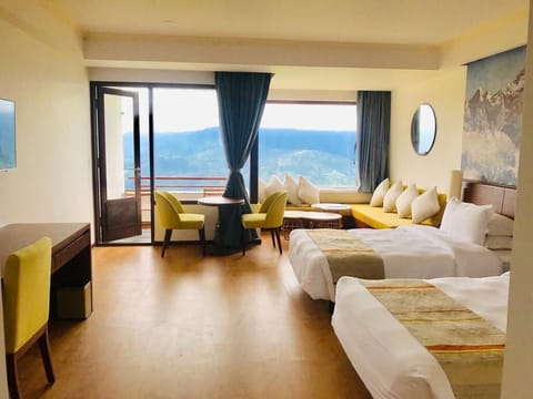 Deluxe Double or Twin Room, Balcony, Mountain View | Premium bedding, minibar, in-room safe, desk