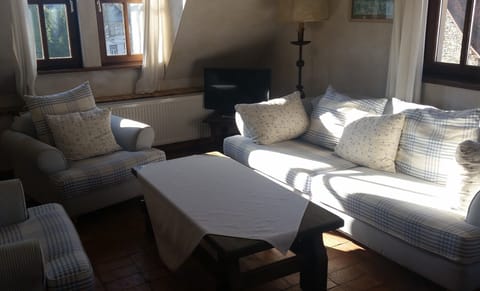 Double Room | Living area | Flat-screen TV