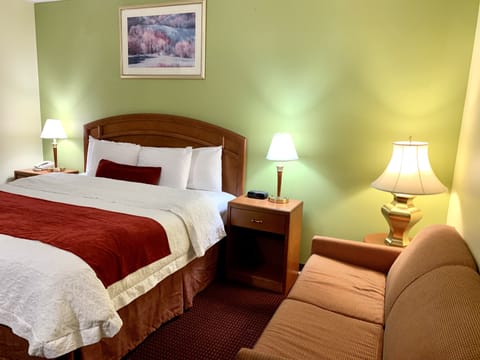 Superior Single Room, 1 King Bed | Select Comfort beds, desk, blackout drapes, soundproofing