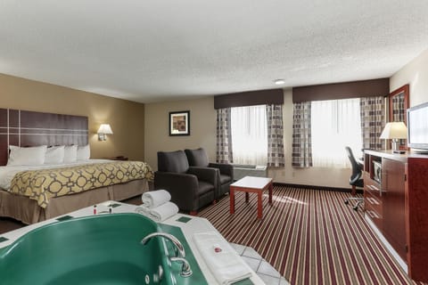 Studio Suite, 1 King Bed, Non Smoking | Premium bedding, down comforters, desk, blackout drapes