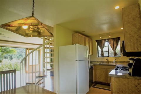 Exclusive House, 1 Bedroom, Kitchen, River View | Private kitchen | Fridge, microwave