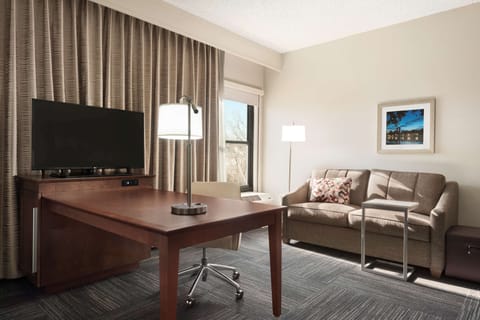 King Studio Suite | In-room safe, desk, laptop workspace, blackout drapes