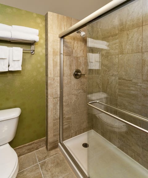 Deluxe Room, 1 King Bed with Sofa bed (City View) | Bathroom | Combined shower/tub, free toiletries, hair dryer, towels