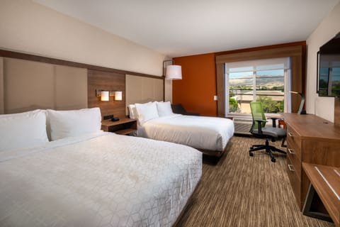 Standard Room, 2 Queen Beds, Accessible Bathtub (Communications) | Premium bedding, in-room safe, desk, laptop workspace