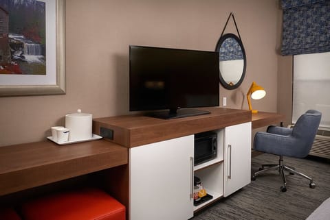 42-inch LCD TV with satellite channels, TV