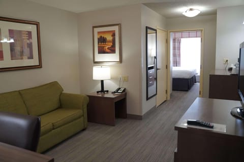 Suite, 1 Bedroom, Non Smoking | Desk, blackout drapes, iron/ironing board, free cribs/infant beds