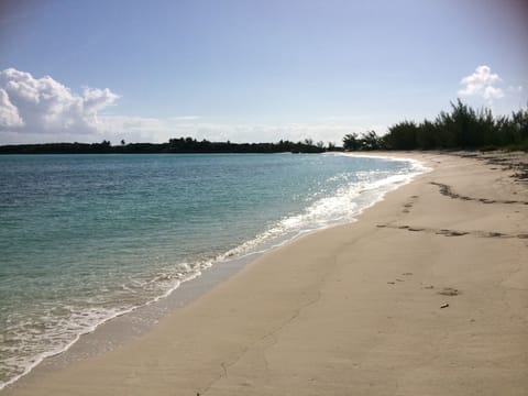 Beach nearby, white sand