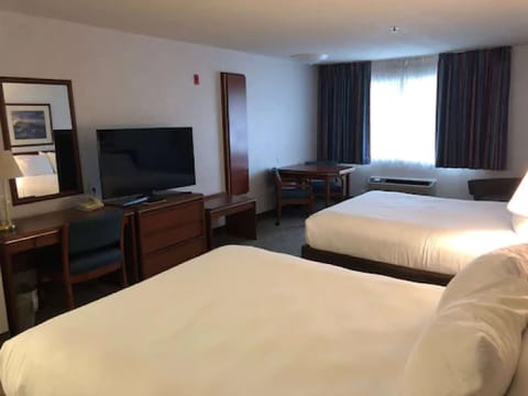 Suite, 2 Queen Beds | In-room safe, desk, blackout drapes, iron/ironing board