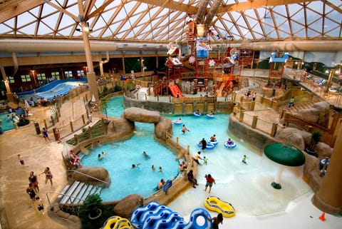 Indoor pool, outdoor pool