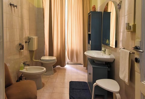 Double Room, Shared Bathroom | Bathroom | Hair dryer, towels, soap, toilet paper