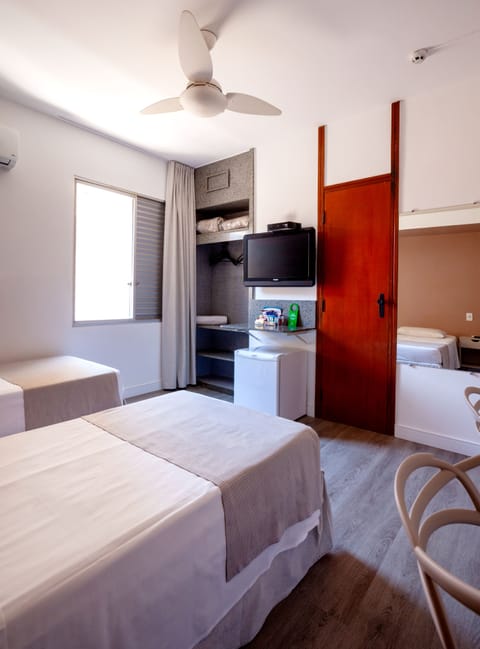 Twin Room | Minibar, laptop workspace, blackout drapes, free WiFi