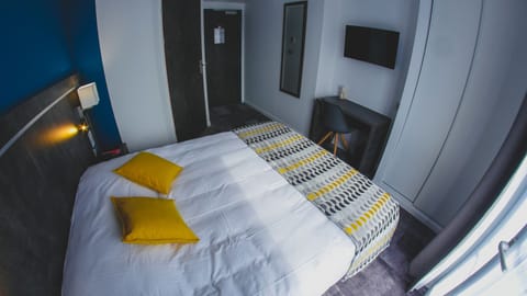 Comfort Double Room | Premium bedding, Select Comfort beds, individually furnished, desk