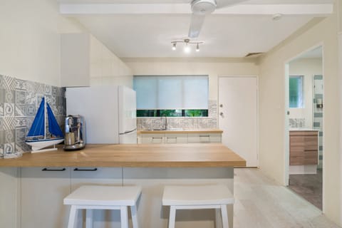 Apartment, 2 Bedrooms | Private kitchen | Full-size fridge, microwave, stovetop, espresso maker