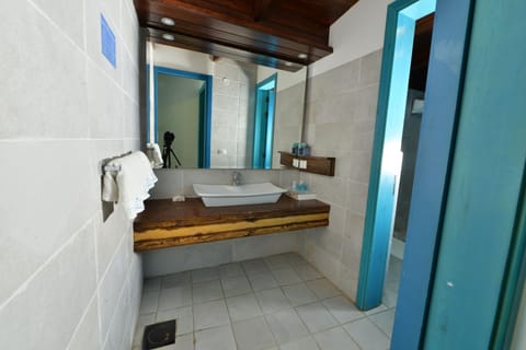 Royal Bungalow, Sea View | Bathroom | Shower, rainfall showerhead, free toiletries, hair dryer