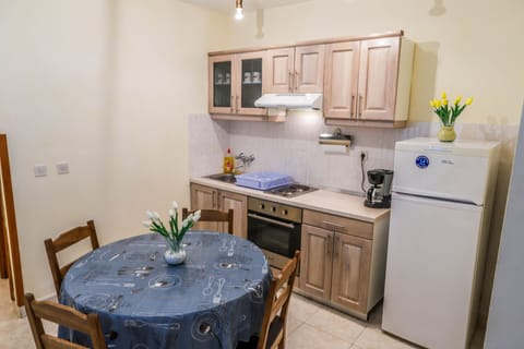 Apartment, 2 Bedrooms (N1) | Private kitchen | Full-size fridge, microwave, oven, stovetop