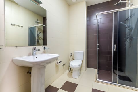 Family Room, Balcony | Bathroom | Shower, free toiletries, hair dryer, bathrobes