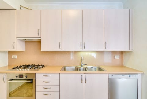 Family Apartment | Private kitchen | Full-size fridge, microwave, oven, stovetop