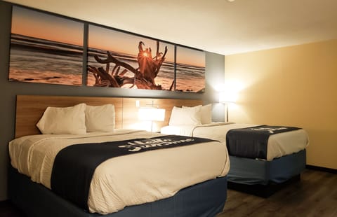 Room, 2 Queen Beds, Non Smoking | Desk, iron/ironing board, free cribs/infant beds, free WiFi