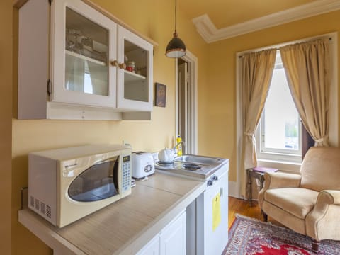 Executive Room, 1 King Bed | Private kitchenette | Fridge, microwave, stovetop, coffee/tea maker