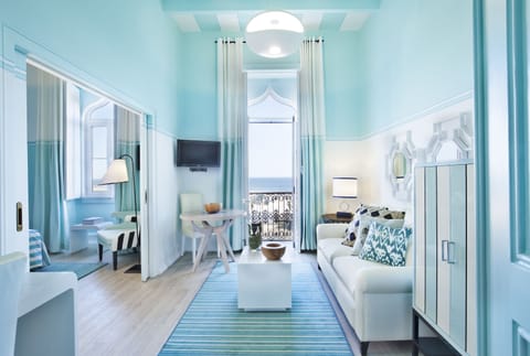 Junior Suite, Sea View | Select Comfort beds, minibar, in-room safe, individually decorated