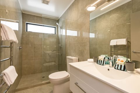 Blue Dolphin Block Superior Apartment, 2 Bedrooms | Bathroom | Shower, free toiletries, hair dryer, towels