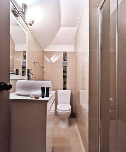 Exclusive Room, City View | Bathroom | Shower, rainfall showerhead, free toiletries, hair dryer