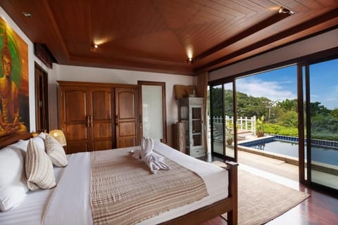 Two Bedroom Sea View Pool Villa | In-room safe, desk, blackout drapes, soundproofing