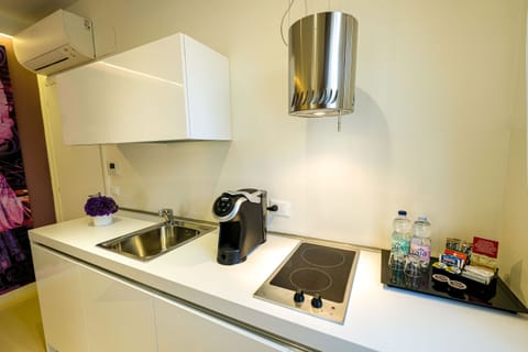 Standard Studio | Private kitchenette | Full-size fridge, microwave, stovetop, espresso maker