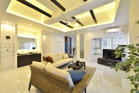 Apartment, 3 Bedrooms | Living room | Flat-screen TV