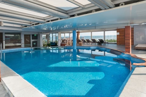 2 indoor pools, seasonal outdoor pool