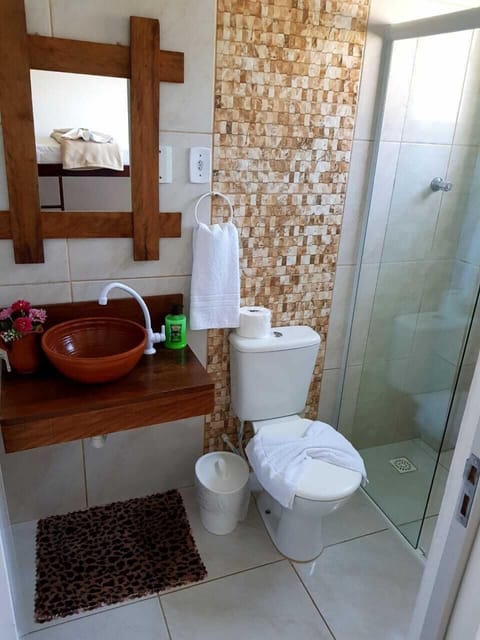 Room 02 Family Suite (Ground Floor) | Bathroom | Shower, hair dryer, towels, soap