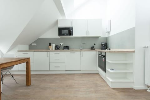 Apartment (Amsterdam) | Private kitchen | Full-size fridge, microwave, stovetop, dishwasher