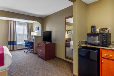 Suite, 1 King Bed, Non Smoking | Premium bedding, down comforters, in-room safe, desk