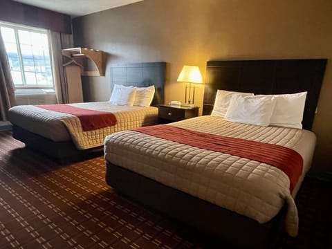 Double Room, 2 Queen Beds, Non Smoking | Desk, blackout drapes, free cribs/infant beds, free WiFi