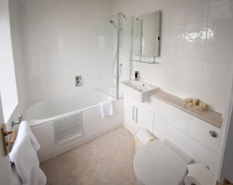 Suite | Bathroom | Free toiletries, hair dryer, towels