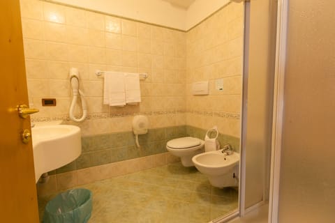 Shower, rainfall showerhead, hair dryer, bidet