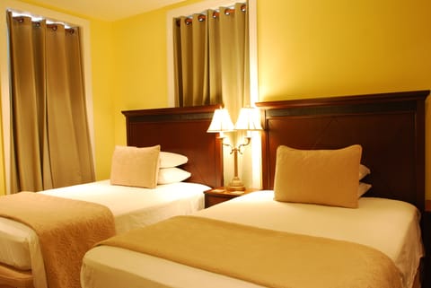 Junior Studio Suite, 2 Double Beds, Kitchenette | Egyptian cotton sheets, premium bedding, down comforters, pillowtop beds