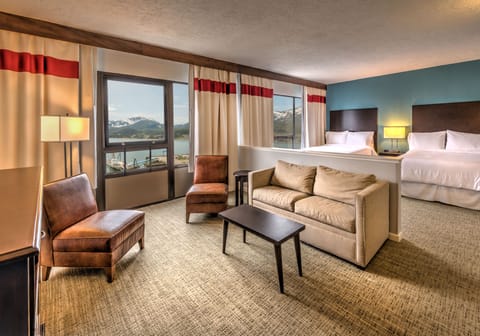 Junior Suite, Multiple Beds, Mountain View | Premium bedding, pillowtop beds, desk, blackout drapes