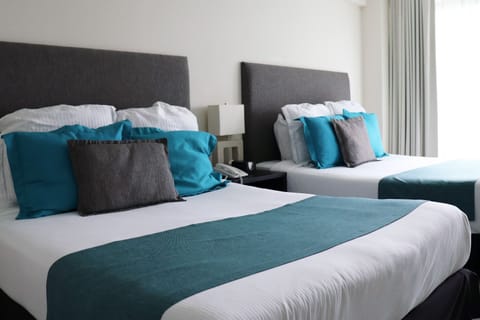 Standard Double Room, 2 Queen Beds | Premium bedding, down comforters, in-room safe, blackout drapes