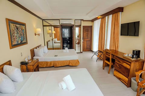 Premium Room, 2 Queen Beds, Non Smoking | In-room safe, blackout drapes, iron/ironing board, free WiFi