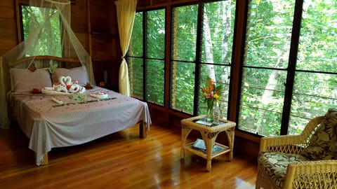 House, 1 Queen Bed, Garden View (Coconut Tree House) | Pillowtop beds, in-room safe, individually decorated