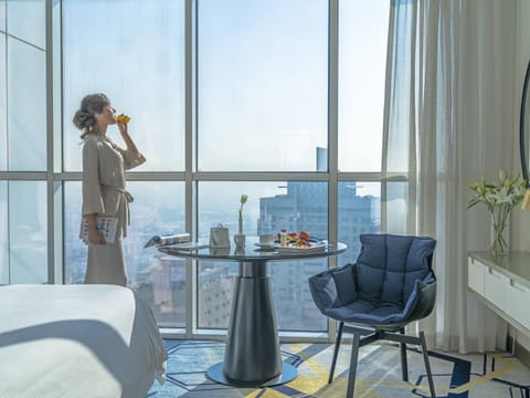 Superior Room, 2 Twin Beds, City View | Minibar, in-room safe, desk, laptop workspace